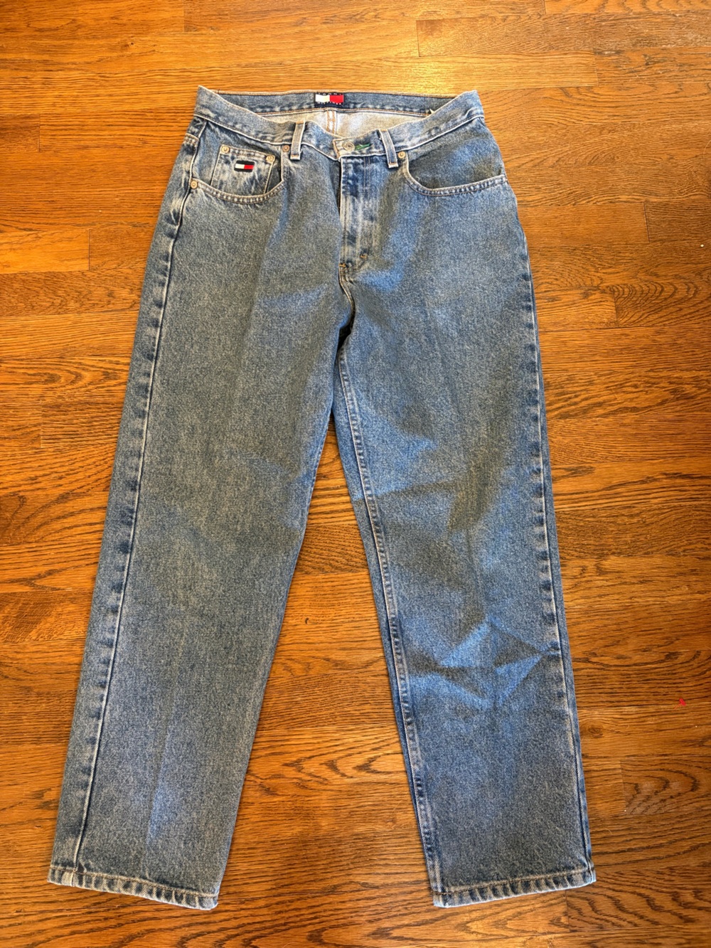 Tommy Hilfiger 90s Straight-Leg Light Blue Denim Jeans